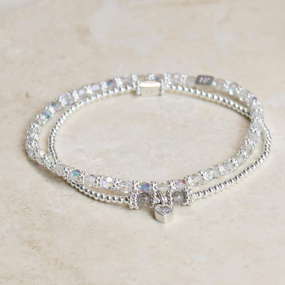 Crystallite Duo Silver Stack