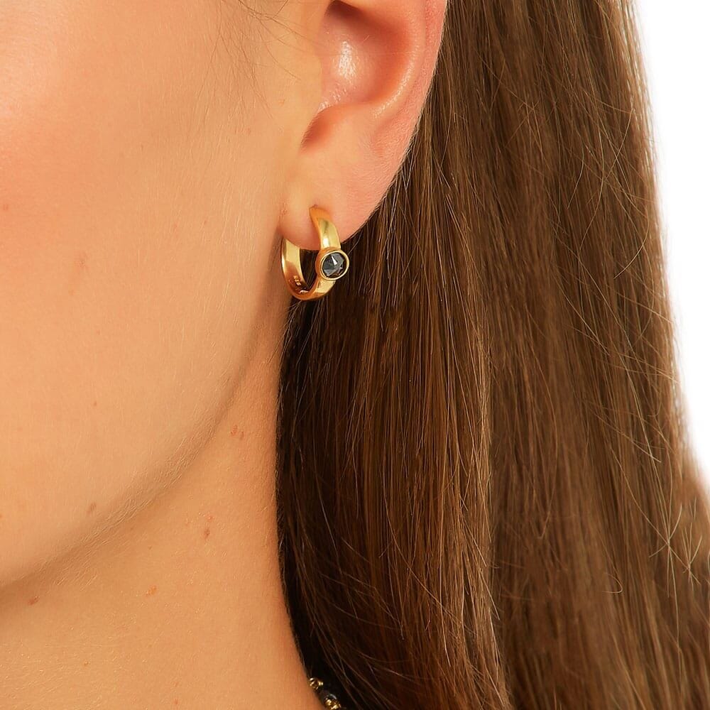 Outlet Cosmic Gold Hoop Earrings