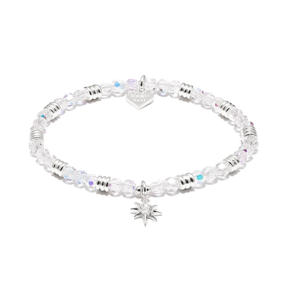 Charming Sparkle Silver Charm Bracelet - Astra Star