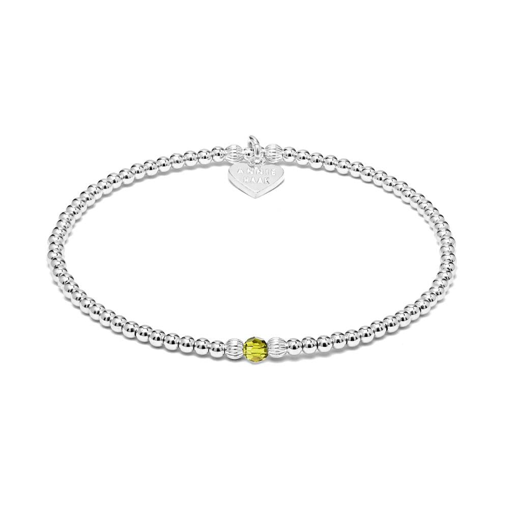 Aster Silver Bracelet - Olivine