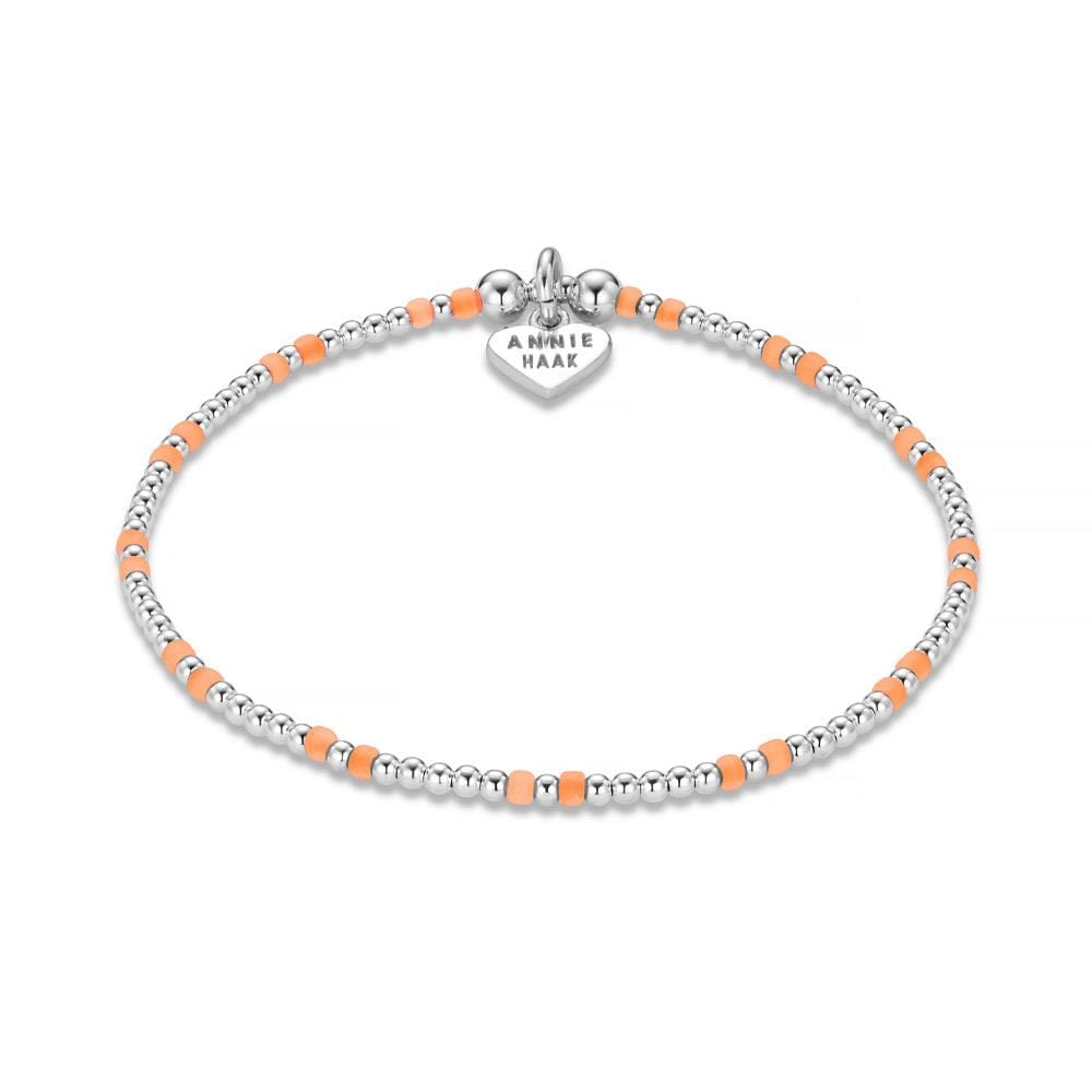 Neon Orange Silver Stack