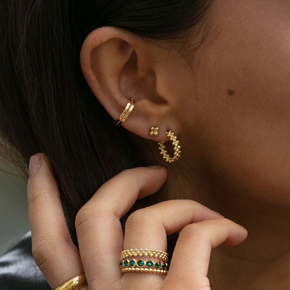 Outlet NU & MII Mia Stud Gold Earrings