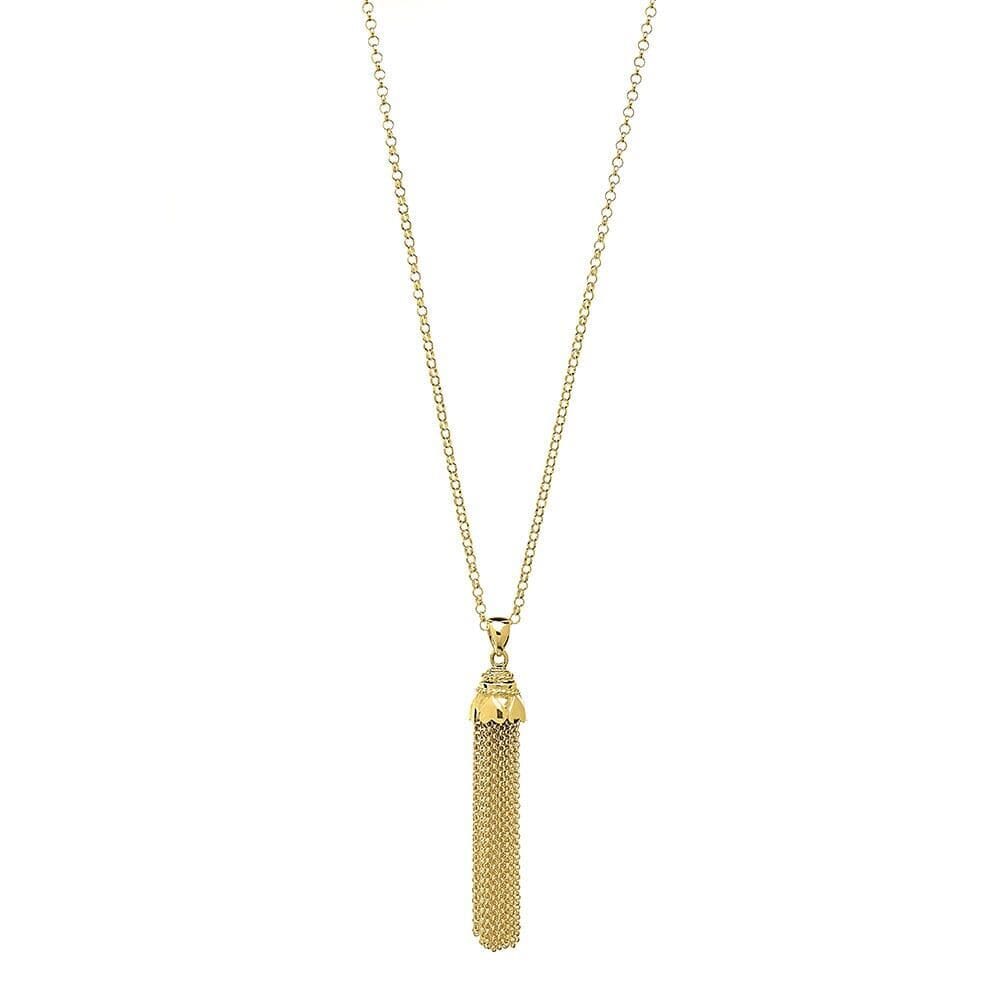 Gili Tassel Gold Necklace