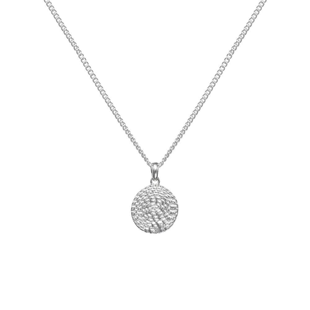 Creation Round Silver Necklace - Earth's Beauty is our Duty