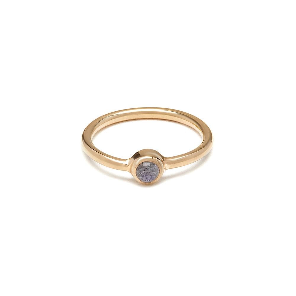 Outlet Labradorite Gold Ring