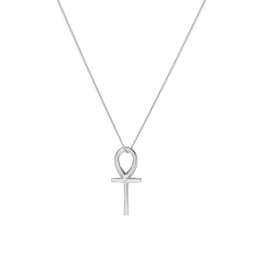 ankh cross silver