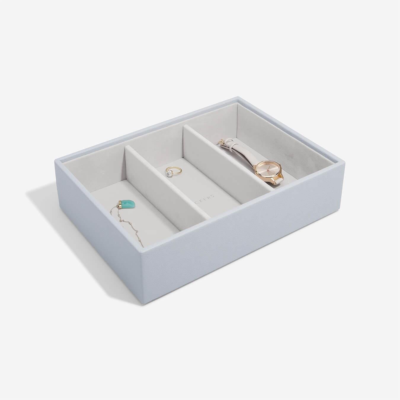 Stackers Lavender Classic Set of 3 Jewellery Box
