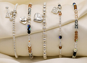 Silver Bracelet Stack
