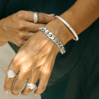 NU & MII Rita Silver Bracelet