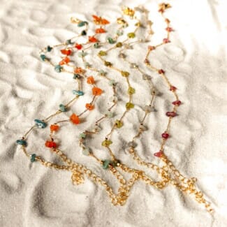 Semi-Precious Stone Anklet - Choice of Stone
