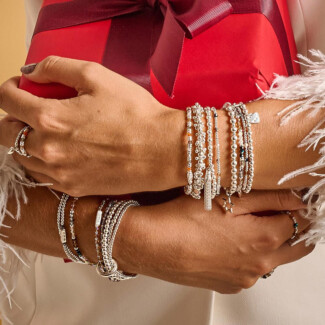 Mirage 925 Sterling Silver Crystal Bracelet