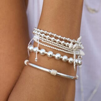 Jasmine Silver Bracelet
