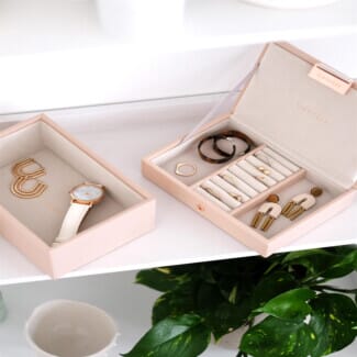 Stackers Blush Mini Jewellery Box Set of 2