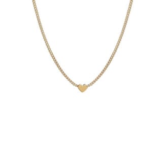 Outlet Teeny Weeny Heart Gold Necklace