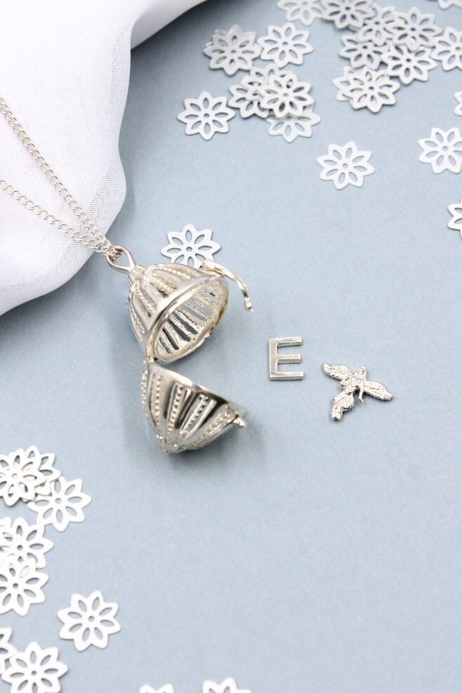 Within each locket you will find our signature ‘My Guardian Angel’ charm in 925 Sterling Silver and an Initial charm to keep your loved ones close.