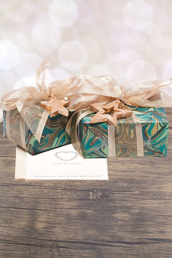 Make it extra special with our red Christmas gift wrap option.