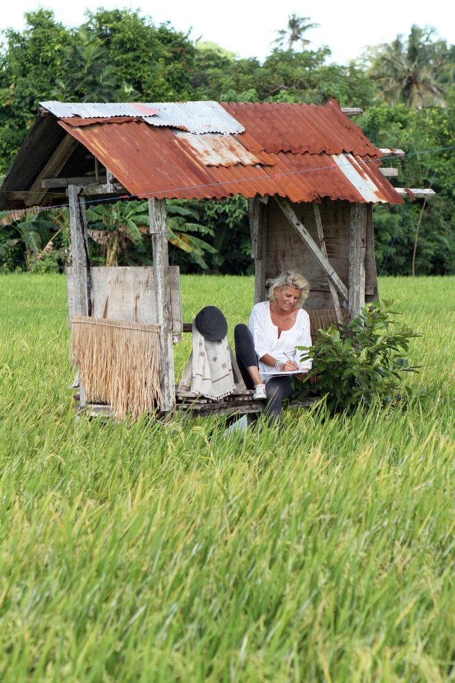 Annie in Bali.
