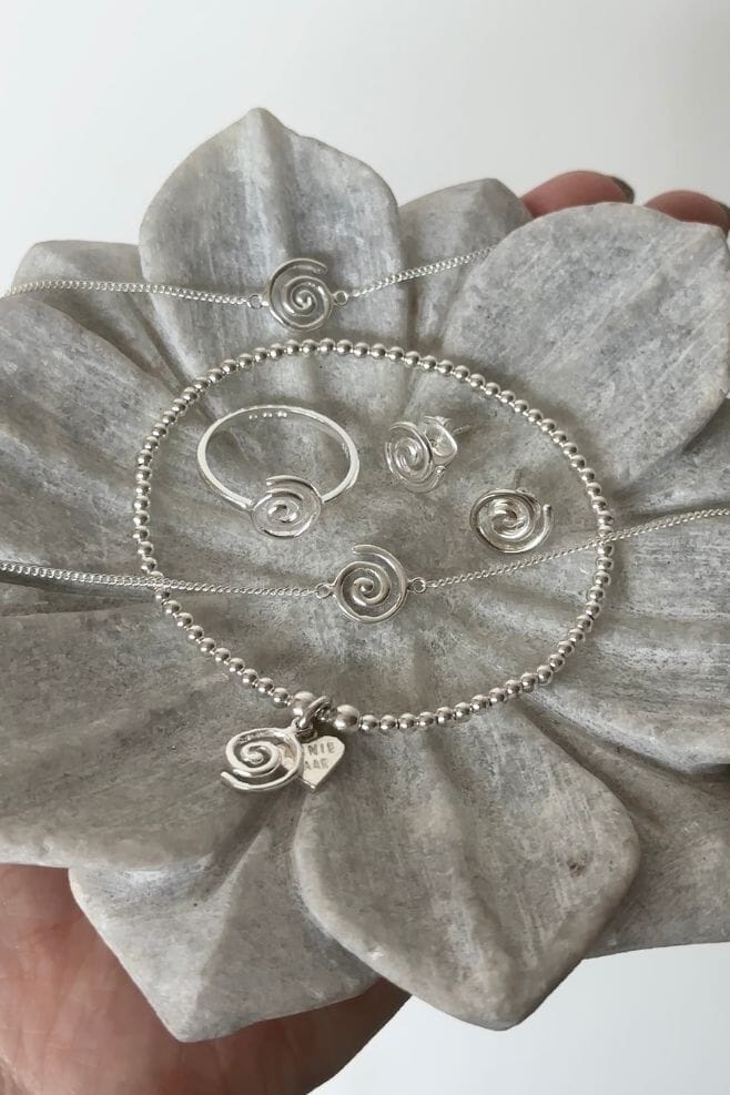 A powerful new Edit by Annie Haak,  packed with symbolism and meaning - featuring earrings, bracelets, necklace, ring, and anklet.