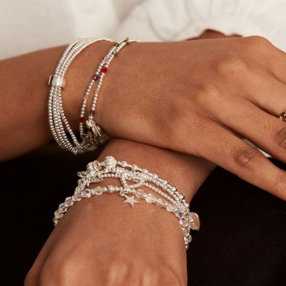 Mirage Silver Charm Bracelet