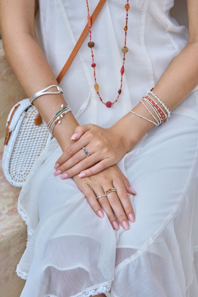 Discover new mixed metal ring designs, ideal for summer stacking.