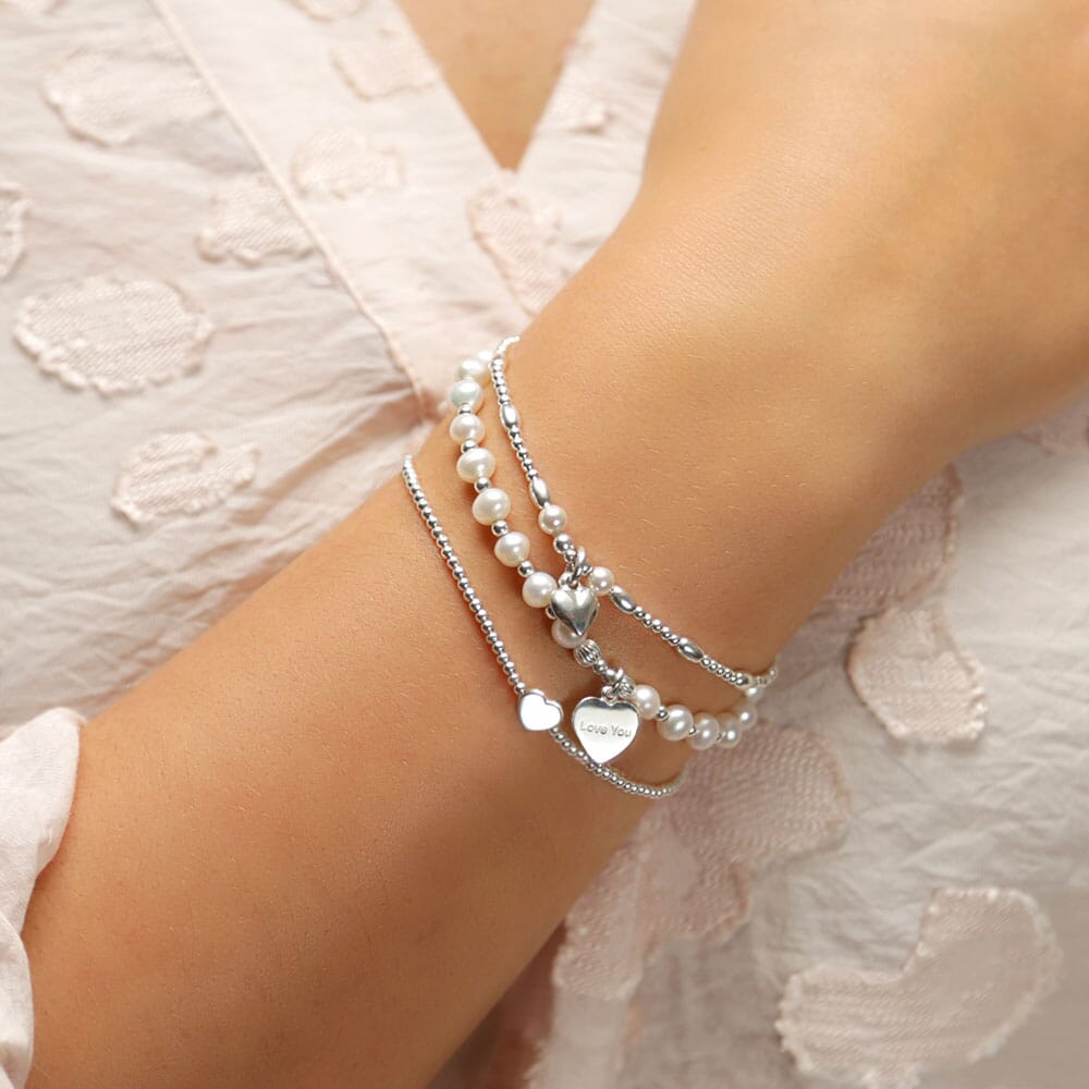 Tiara Trio Silver Bracelet Stack