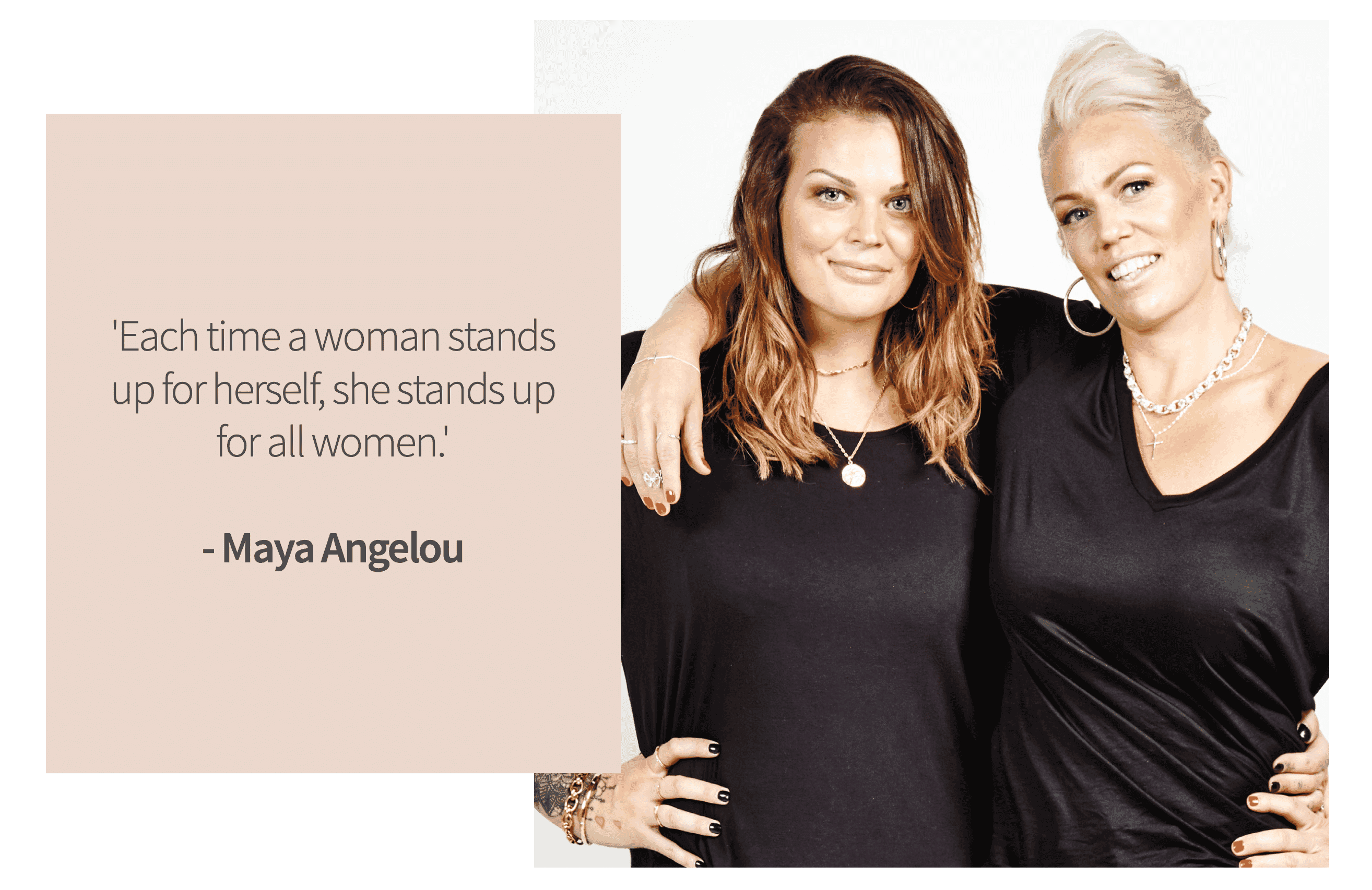 Anoushka and Mimi's IWD Quote