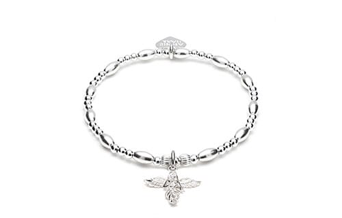 Biji Silver Charm Bracelet - My Guardian Angel