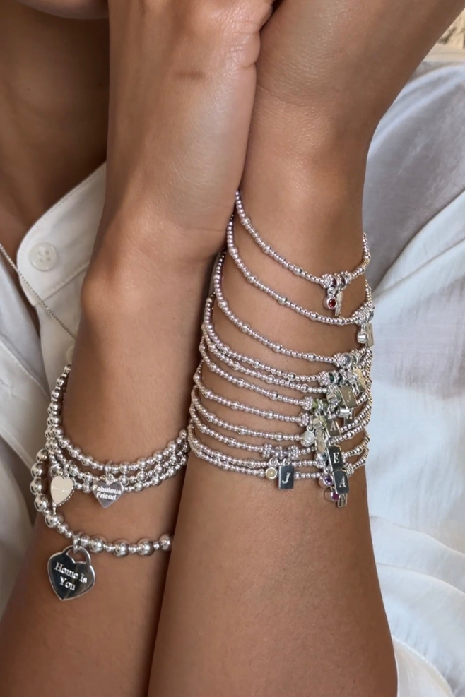 Annie Haak Designs Personalised Sterling Silver Zodiac Bracelet