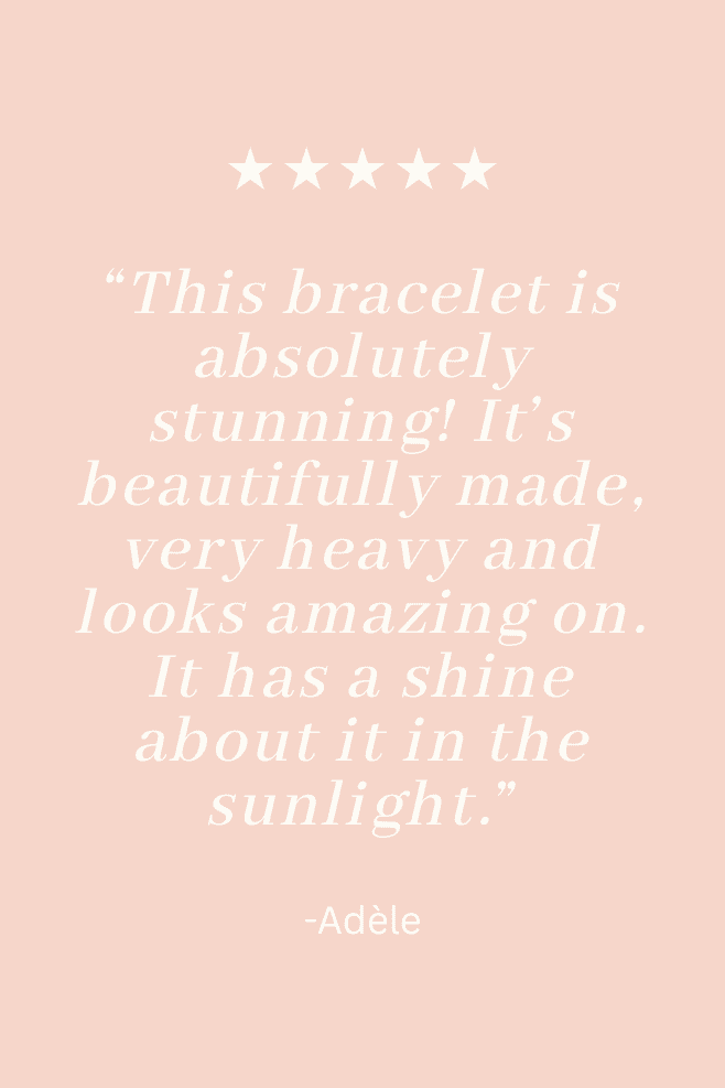 positive review of Annie Haak Gotri Silver Bracelet. Crafted from high-quality 925 Sterling Silver