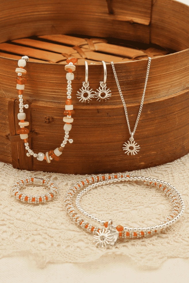 Annie Haak Sunshine Edit Jewellery Necklace, Earrings and Bracelet