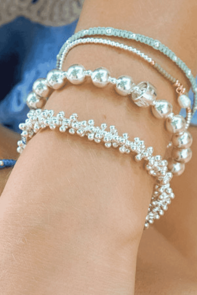  Gotri Silver Bracelet. Crafted from high-quality 925 Sterling Silver