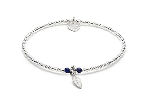 Bulu Silver Charm Bracelet - Lapis Lazuli