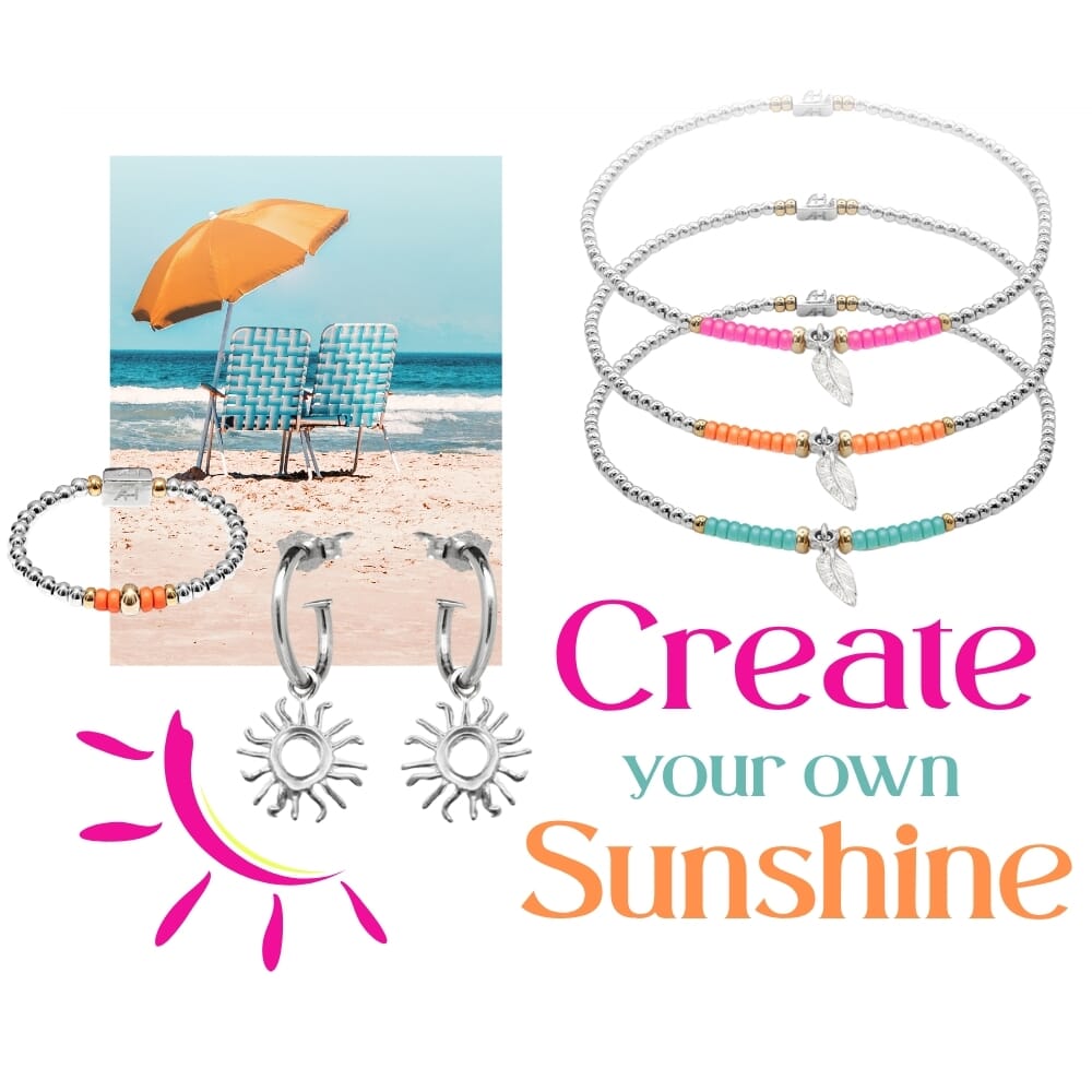 Stack up on mixed metal gold and silver jewellery.