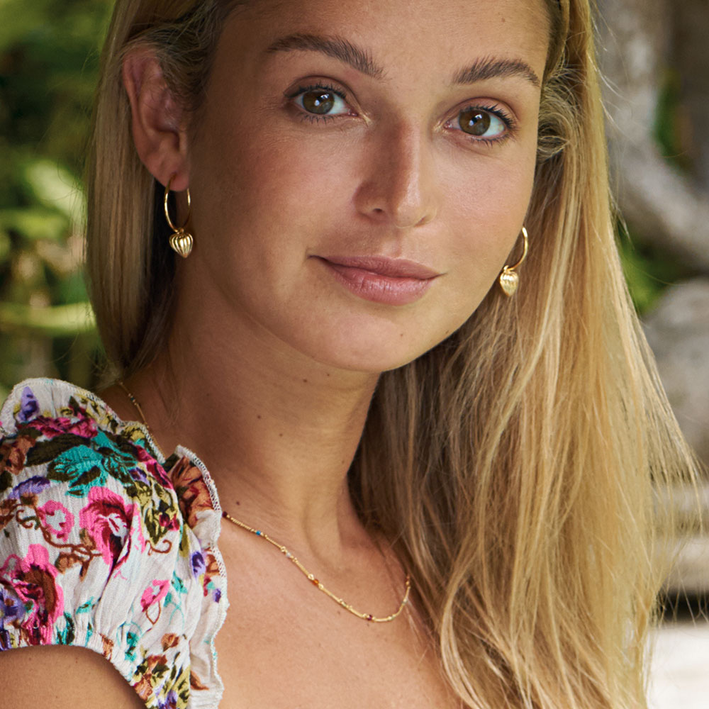Dainty Gem Gold Necklace