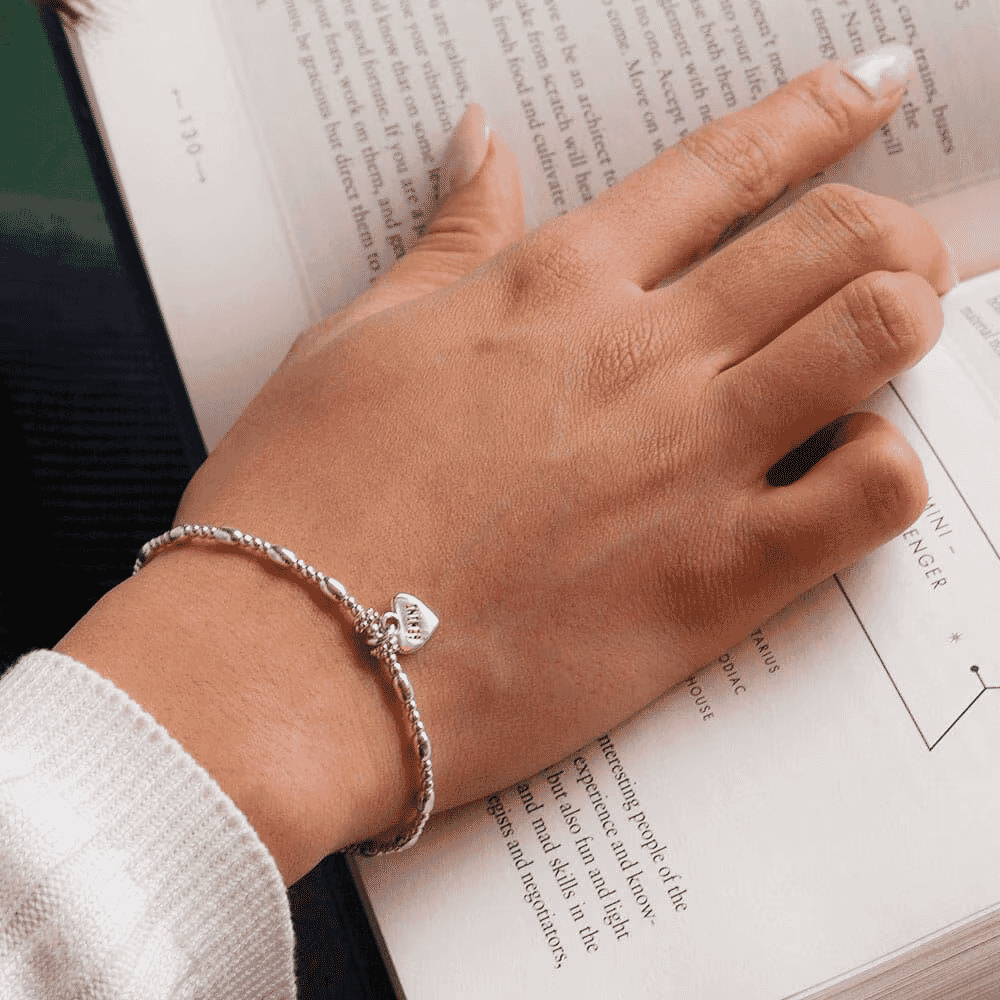 Zodiac Silver Charm Bracelet - Star Sign