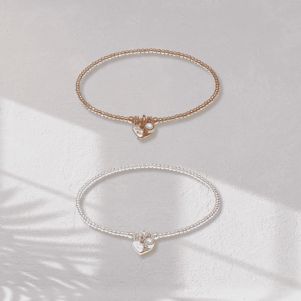 Zodiac Gold Plated and SIlver Charm Bracelet - Semi Precious Birthstone