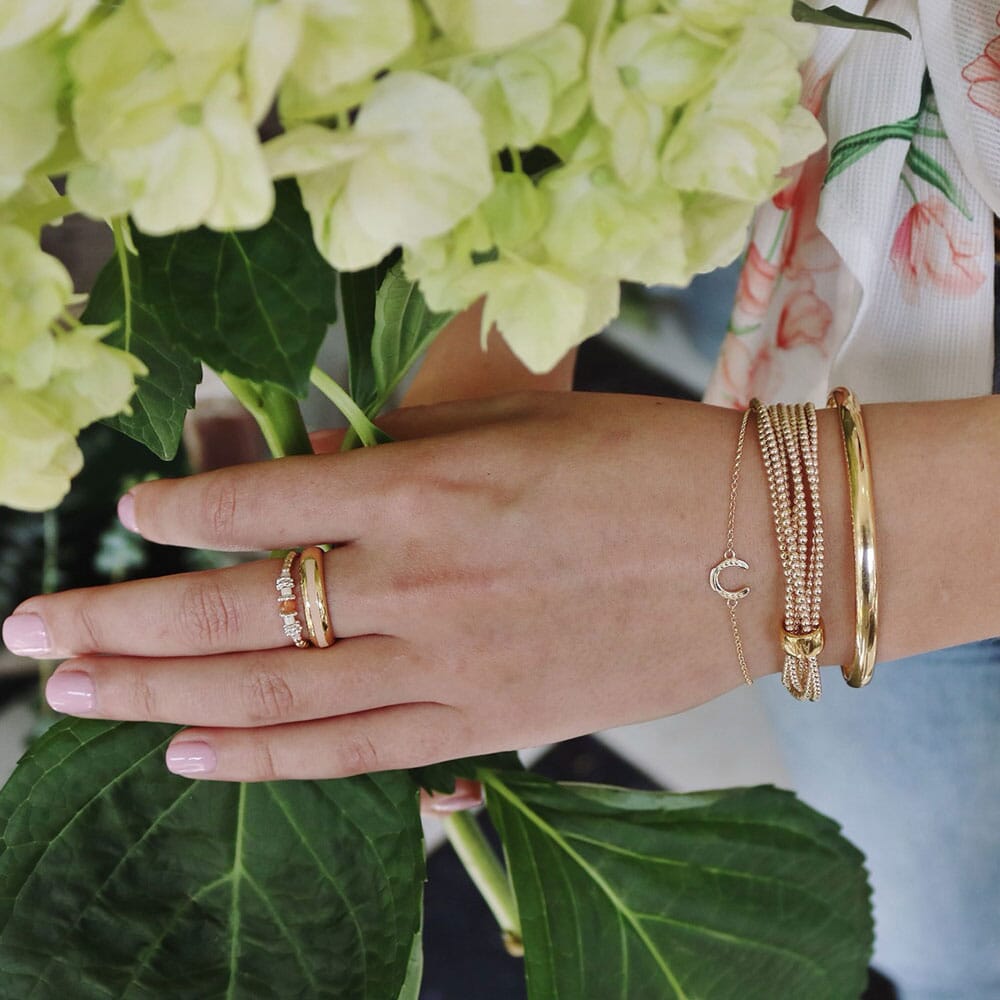Lucky Horseshoe Gold Bracelet