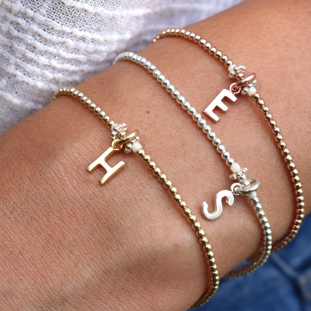 Little Posy Silver Bracelet Stack Charms Galore!