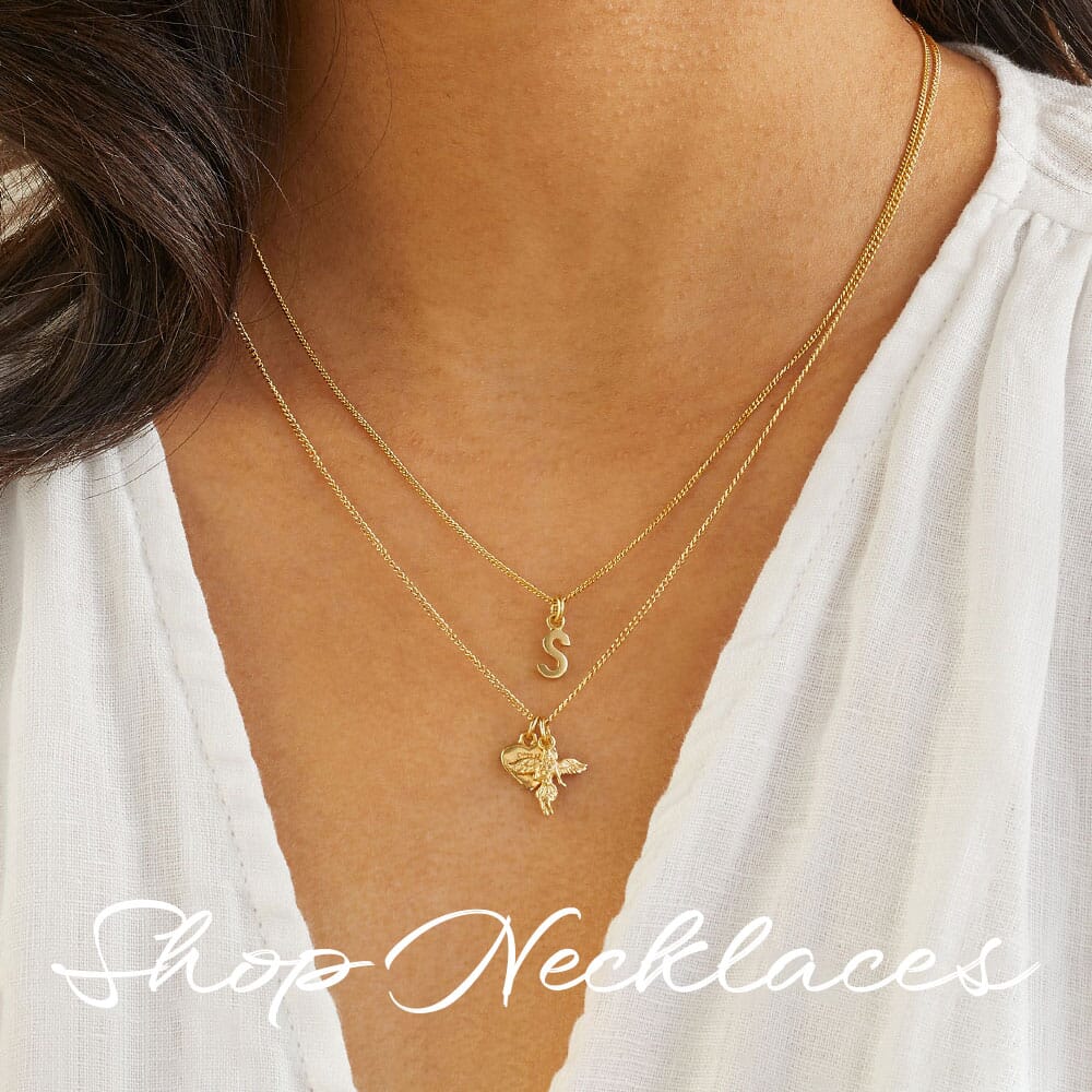 Tiara Dua Pearl and Silver Charm Bracelet - Teeny Motto Heart Shop Gold Necklaces