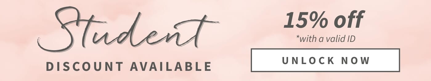 Student Discount available