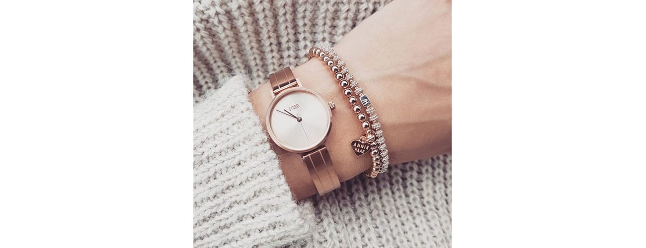 Rose Gold Winter Style