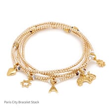 Paris City Bracelet Stack