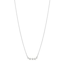 THREE STAR SILVER NECKLACE