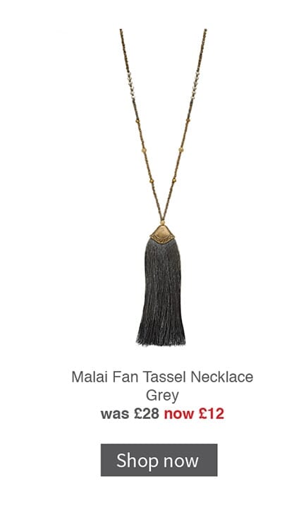 Malai Fan Tassel Necklace  