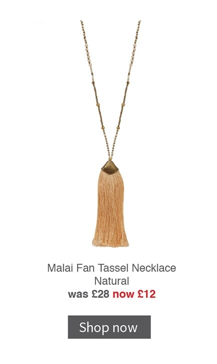 Malai Fan Tassel Necklace