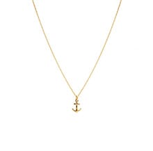 ITSY BITSY ANCHOR GOLD NECKLACE
