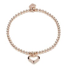CUORI ROSE GOLD CHARM BRACELET CUORI ROSE GOLD CHARM BRACELET