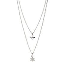 Star is born silver necklace