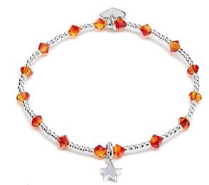 Minu star silver charm bracelet