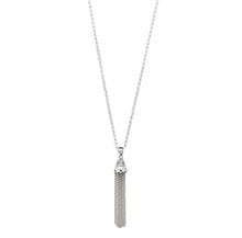 GILI TASSEL SILVER NECKLACE GILI TASSEL SILVER NECKLACE